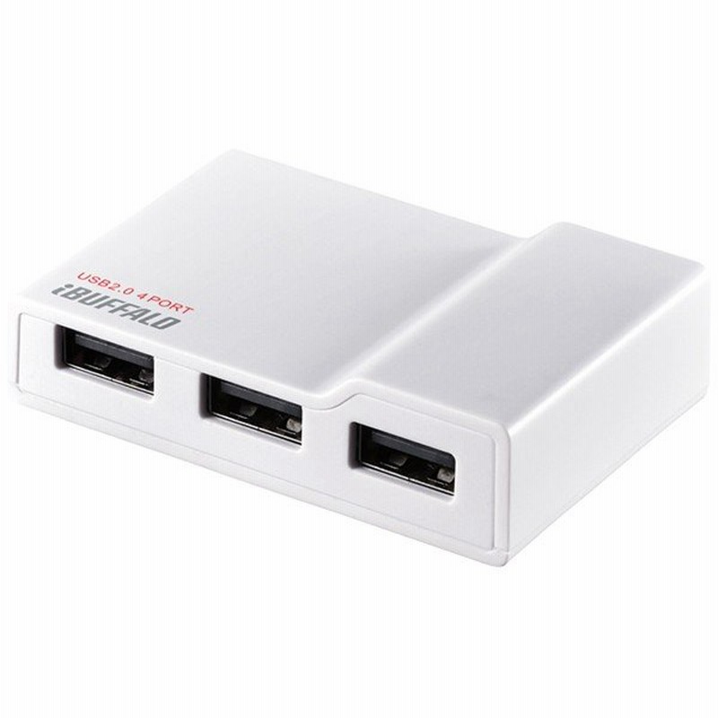 Usbハブ バッファローコクヨサプライ Ibuffalo Bsh4a11wh Usb2 0 Tv Pc対応セルフパワー4ポートハブ ホワイト 通販 Lineポイント最大0 5 Get Lineショッピング