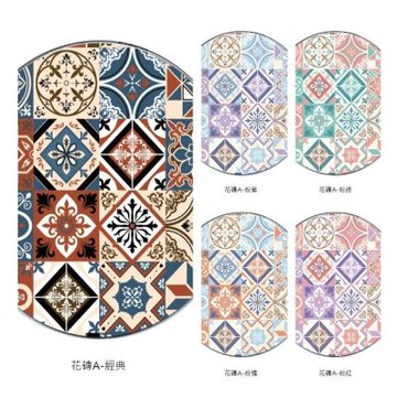 24H快速出貨 TRON 復古花磚 15W無線充電盤 快速充電板 充電器