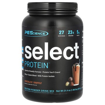 PEScience, Select Protein™ 混合飲品粉，巧克力松露味，1.96 磅（891 克）