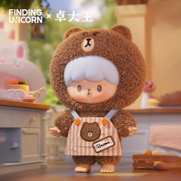 卓大王×LINE FRIENDS最好的朋友系列搪膠毛絨盲盒(兩入隨機款)