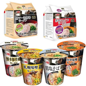 #悠西將# 日式 Acecook 逸品 泡麵 袋裝泡麵 杯麵 博多豚骨風味 仙台辛味噌 鹽味雞湯 蒜香豚骨 逸品泡麵