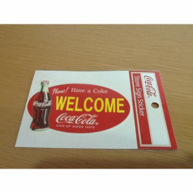 コカコーラ ステッカー Cc Ss1 Welcome ステッカー シール コカコーラ雑貨 Coca Cola アメリカ雑貨コカ コーラ雑貨 アメリカ 通販 Lineポイント最大1 0 Get Lineショッピング