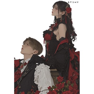 【2 月新品 3】07-113-0093 人物貼紙 兩人 奇幻風格