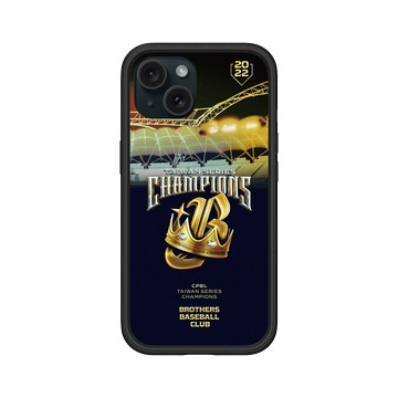 iPhone 15 Mod NX 黑 - 職棒-中信兄弟 Brothers - 2022中信兄弟總冠軍紀念款-鋼鐵藍
