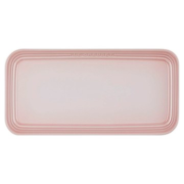LE CREUSET 輕虹霓彩系列 長方盤  1個  貝殼粉  25.2 x 12.5 x 2.5cm