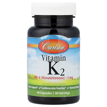 Carlson, 維生素 K2，5 毫克，60 粒膠囊