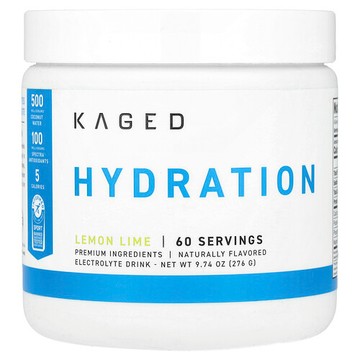 Kaged, 補水，檸檬酸橙味，9.74 盎司（276 克）