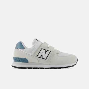 New Balance 574 Hook & Loop 中大童 休閒鞋 P5746WH-W