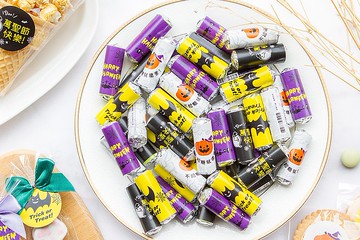 萬聖節禮物贈品 Halloween迷你曼陀珠(公版貼紙100條入) 派對分享
