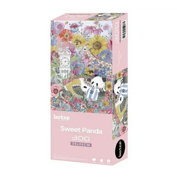 【拼圖貓】botop - 甜蜜熊貓 300片正版拼圖 進口黑卡 13031