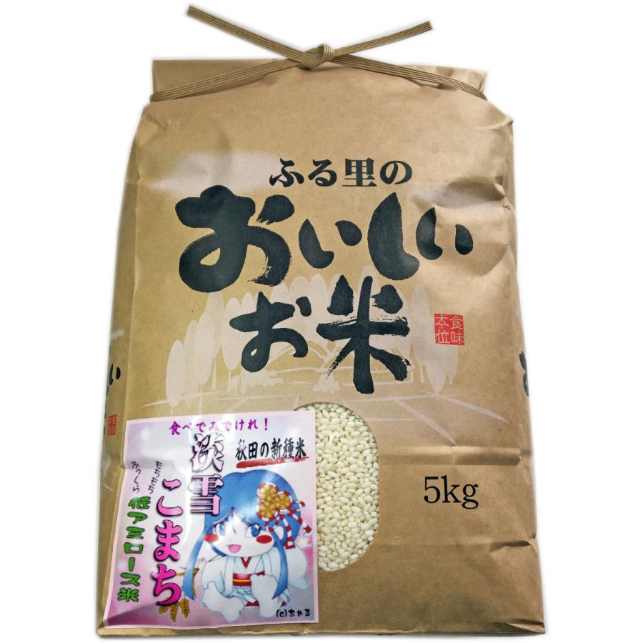 令和4年 秋田県産 淡雪こまち（低アミロース米） 玄米 5kg