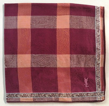 Yves Saint Laurent 復古手帕口袋方巾 19 x 19 英寸