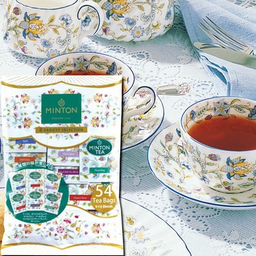 MINTON 茶包 超值『綜合茶包』54P(6種×各9包) |綜合 綜合茶 超值 品嘗 蘋果茶 烏瓦斯里蘭卡 皇家奶茶 大吉嶺 水出 冷泡紅茶 冷泡 紅茶 包 紅茶  茶葉日本必買 | 日本樂天熱銷