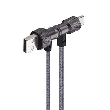 RASTO RX3 Type C 鋁製磁吸L型充電傳輸線  1.2m  1條