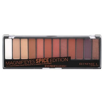 Rimmel London, Magnif 'Eyes 眼部修容調色盤，005 Spice Edition，0.5 盎司（14.2 克）