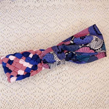 愛霏迷專利設計-調整鬆緊度 皇孋編織髮帶