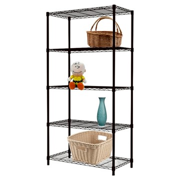 KI WISH 居家生活 輕型五層架  90 x 46 x180m  暗夜黑  5層