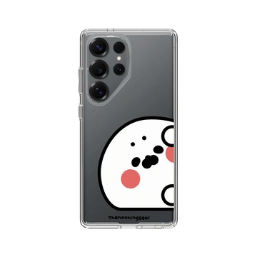 Galaxy S25 Ultra Clear 透明 - 無所事事小海豹 The Nothing Seal - 小海豹偷偷看