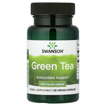 Swanson, 綠茶，500 毫克，30 粒膠囊