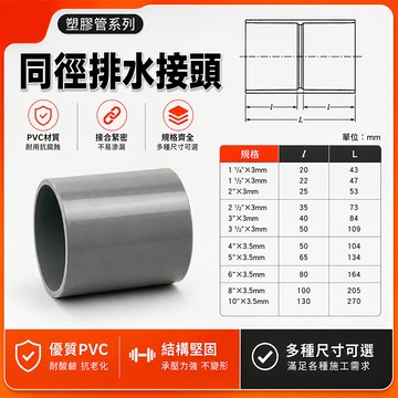 🚀蝦店隔日到貨🔥南亞 PVC 排S PS 4" 5" 6" 接頭 S(直)型同徑排水接頭 水管接頭 管材 塑膠管料.