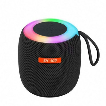 藍牙音箱戶外騎行便攜迷你插卡低音炮家用氛圍燈桌面無線音響批發【Snowbelle優選】