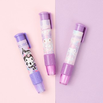 三麗鷗｜自動胖型橡皮擦筆 酷洛米 橡皮擦 筆型橡皮擦 擦布 文具用品 NP524