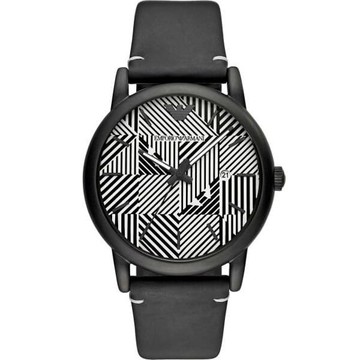 EMPORIO ARMANI 亞曼尼 AR11136 時尚飛行簡約腕錶/黑面43mm｜樂天全館特惠中★指定刷卡回饋10%