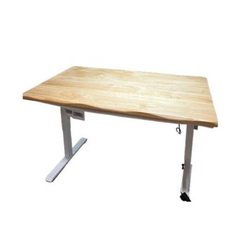 MGSHOP 矮桌松木桌板電動餐書桌升降桌140/70/5/CM 電腦桌 辦公桌 書桌 兒童升降桌47-73公分升降