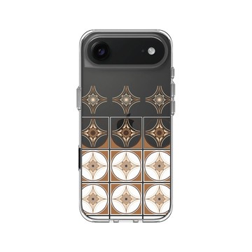 iPhone Air Clear Case（相機按鈕） 透明 - 老屋顏 Old House Face - Newtro印花磚 - 麻葉