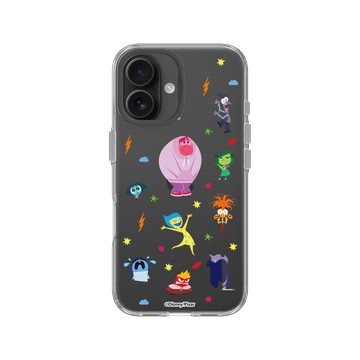 iPhone 16 Clear 透明 - 迪士尼-皮克斯 PIXAR - 腦筋急轉彎 2 - 角色集合