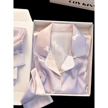 Coy Kiss真絲睡衣女春夏款2026新款送女友高級感禮盒裝家居服套裝