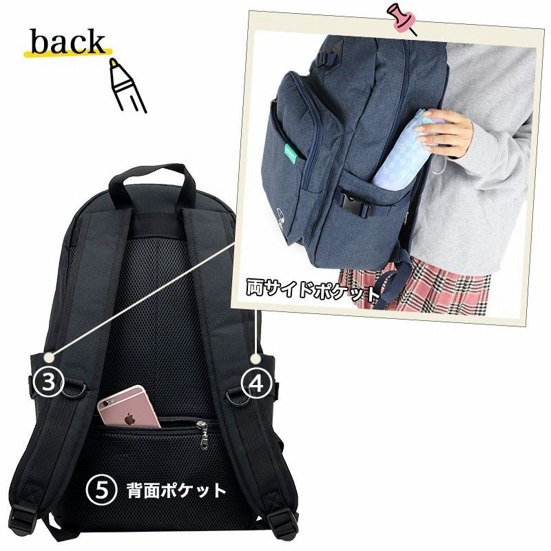 SNOOPY スヌーピー リュック リュックサック デイパック 20L A4