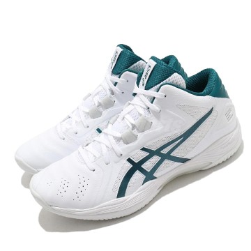 Asics 籃球鞋Gelhoop V13 男鞋白綠日式輕量緩震亞瑟士【ACS