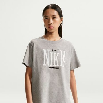 NIKE 短袖上衣 女 T恤 AS W NSW CLSC BF OC INCONNECT 灰 IR7889-063
