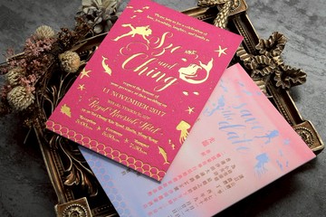 皮革喜帖設計獨一無二邀請咭PP原創