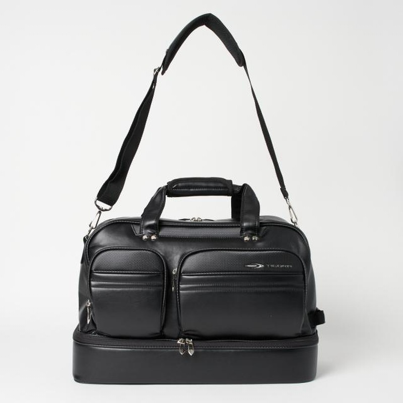 ティゴラ★2段式ゴルフボストンバッグTR-0B1050BB2★TIGORA Amazon.co.jp: Tigora Golf Boston Bag, PU Leather, 2-Tier