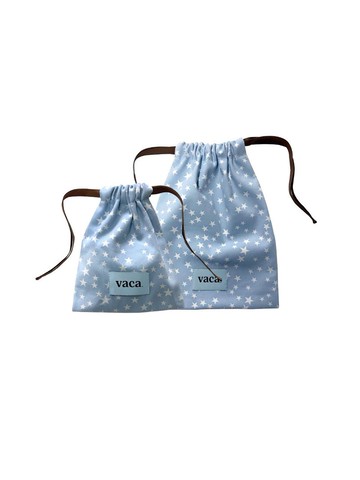 STAR STRING POUCH (SKY)_M 尺寸