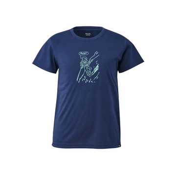 【MILLET】 AMERI 2 TS SS W 短袖上衣 女 海軍藍色-MIV02092N0194