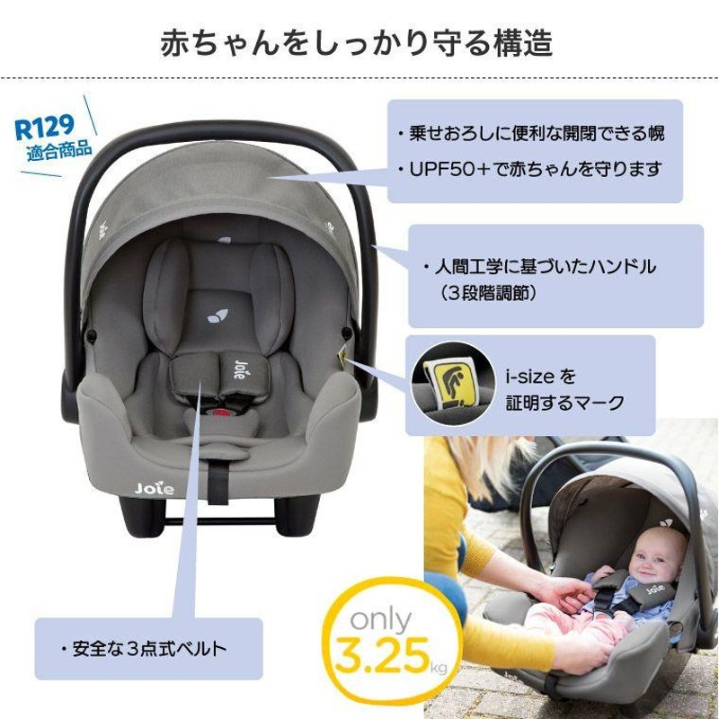 ベビーシート 6カ月 レンタル Joie i-Snug ISOFIX対応ベース付