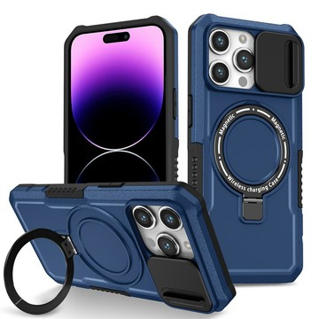軍規防摔 磁吸支架 推窗 適用於 Galaxy S23 Ultra 手機殼 S23+ S22 防摔殼 S23 FE保護殼
