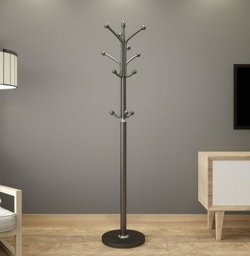 衣帽架 晾衣架辦公室大理石架子收納落地式展示架衣服掛鐵藝衣帽架落地【林之舍】