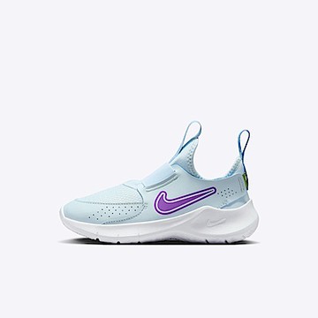 Nike Flex Runner 3 PS [FN1449-401] 中童 慢跑鞋 運動 休閒 無鞋帶 套入式 藍紫