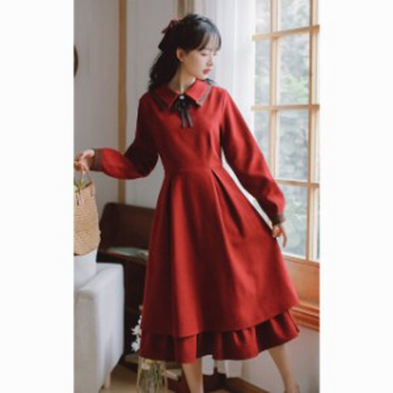 ワンピース レディース 21 秋 長袖 ロングワンピース おしゃれ きれいめ ワンピース 30 着痩せ 春 40代 大人 通販 Lineポイント最大1 0 Get Lineショッピング