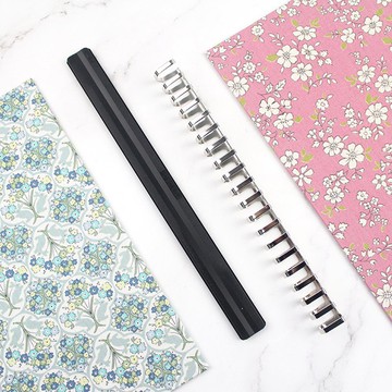 Chuyu 20孔滑動夾/DIY孔夾/資料夾/夾具(A5/25K適用)