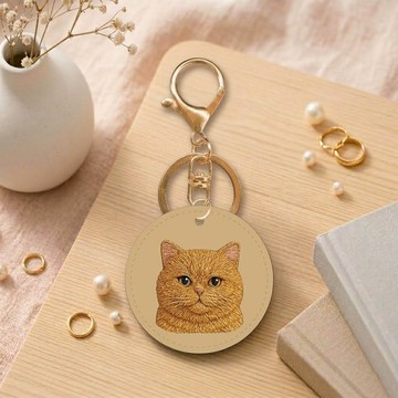 3D紋理 NFC 家庭智能鑰匙圈-貓(OC)(寵物項圈 鑰匙圈) 客製化名片