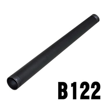 特力屋 工業風 六分直管 黑色 122cm