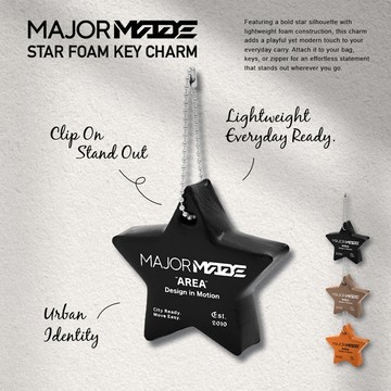 【MAJOR MADE】MMA星星泡棉吊飾
