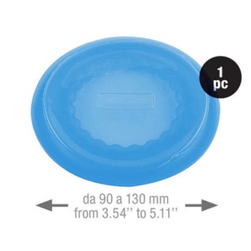 義大利製SiliKoMart-聰明保鮮蓋CAPFLEX藍色-XL(9cm)