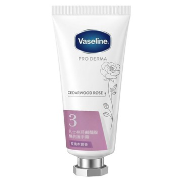 Vaseline 凡士林 菸鹼醯胺煥亮護手霜 玫瑰木質香  1個  37ml