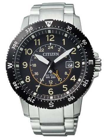 CITIZEN星辰 BJ7094-59E PROMASTER前瞻領向光動能腕錶/銀+黑面 44mm｜樂天領券現折★全館特惠中★指定刷卡回饋10%